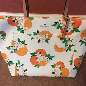 EUC Kate Spade Orange Blossom Tote